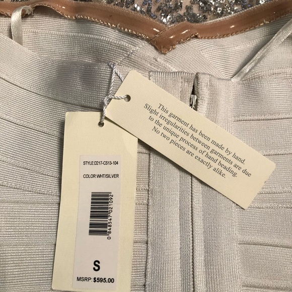 Erin erin fetherston Antoinette Dress Sequined Fit and Flare Dress Size Small - Picture 9 of 12